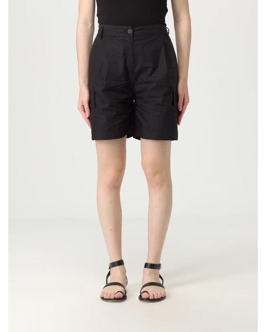 Kaos Blue Poplin Cotton Shorts