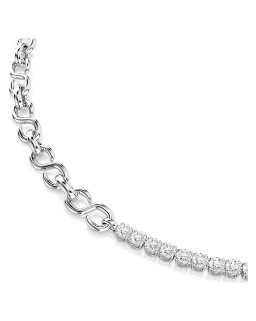 Swarovski White Matrix Necklace for men