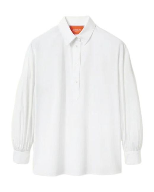 LaDoubleJ White Poet Shirt