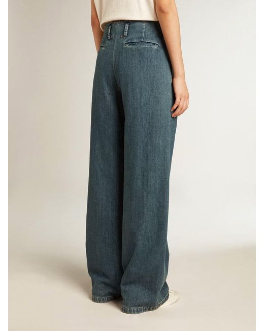 Golden Goose Deluxe Brand Blue Straight-Leg Jeans