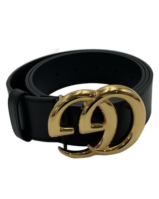 Gucci Black Gg Buckle Belt for men
