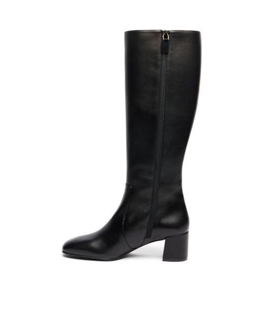 Stuart Weitzman Black Maeve Zip Boot