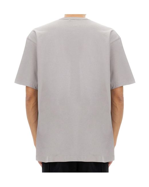 Comme des Garçons White Cotton T-Shirt With Print for men