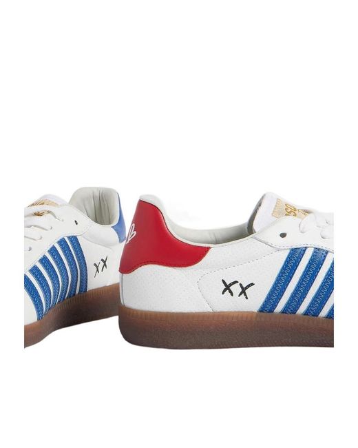 DSquared² Pink Maple Leaf Rebels Sneakers for men