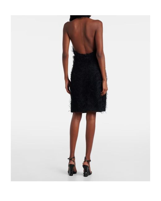 Courreges Black Halter Neck Dress