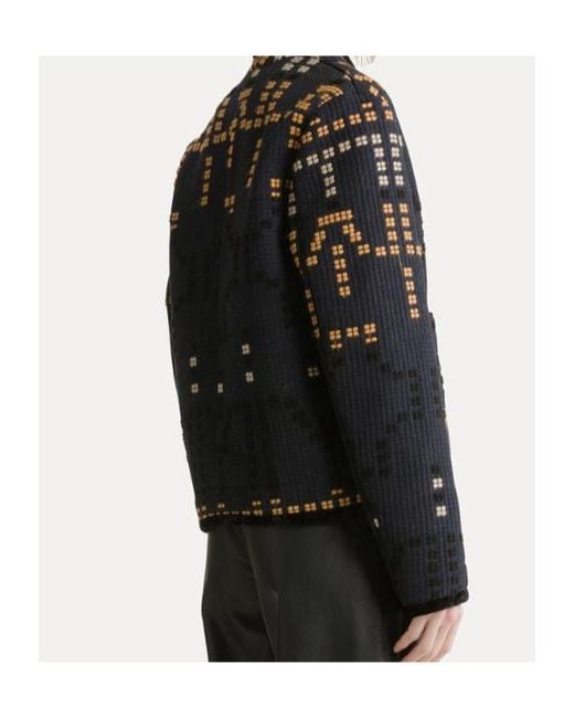 Forte_forte Blue Samarcanda Jacquard Jacket