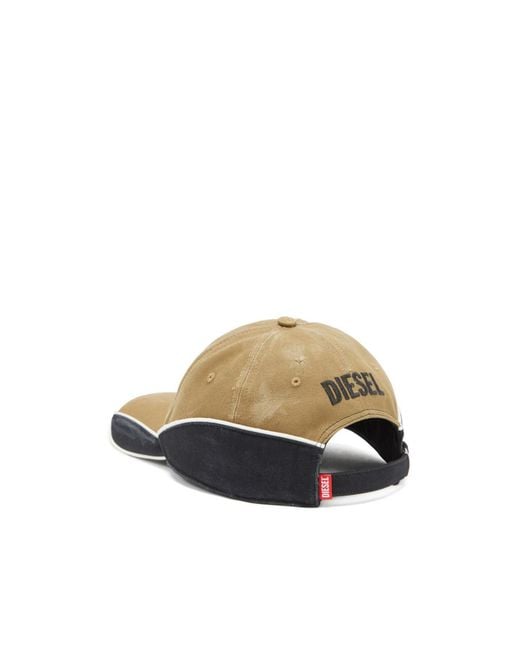 DIESEL White C-Dale Logo-Embroidered Cap for men