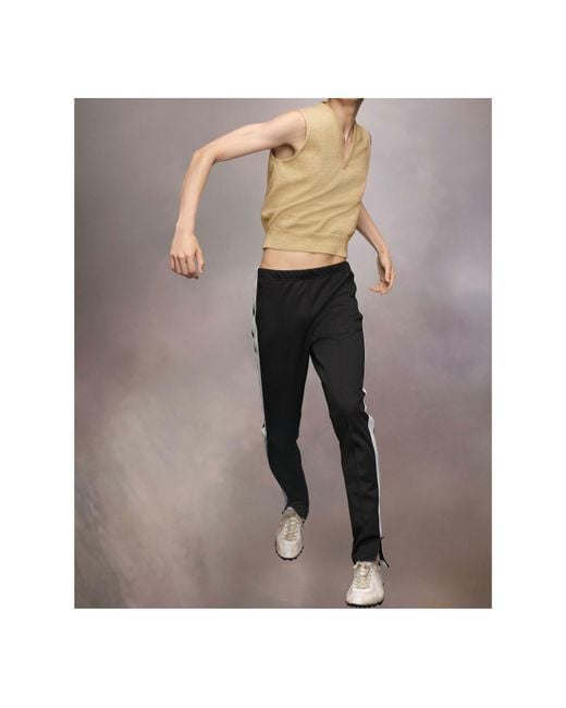 Maison Margiela Black Sport Jersey Trousers for men