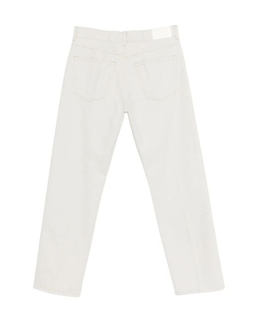 Closed White Jonta Relaxed-Fit Jeans