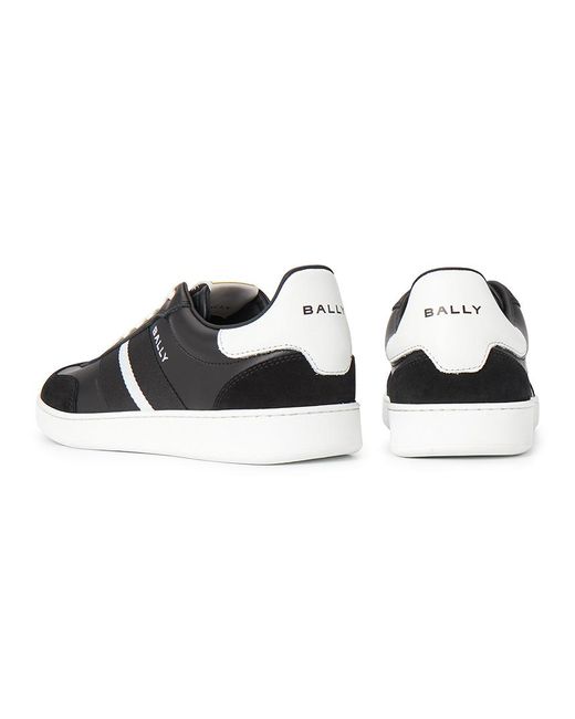 Bally Black Lace-Up Sneakers for men