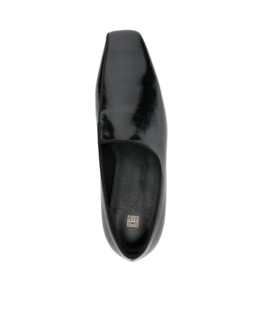 Totême Black 'The Piped' Loafers