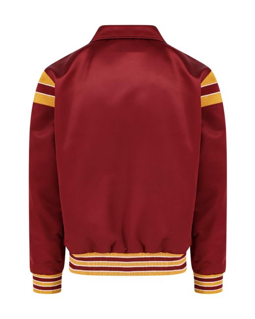 Céline Red Triomphe Teddy Jacket for men