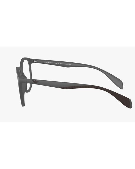 Emporio Armani White Full Frame Sunglasses for men