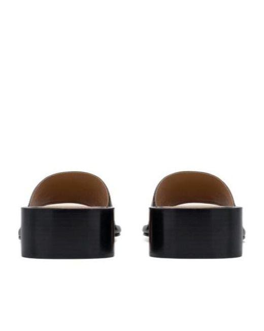 Maison Margiela Black Tabi Slip-On Mules