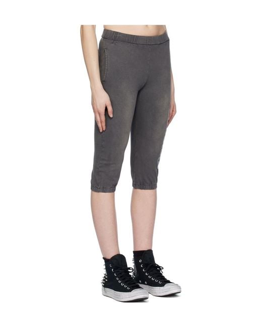 Doublet Gray Printed Casual Pants