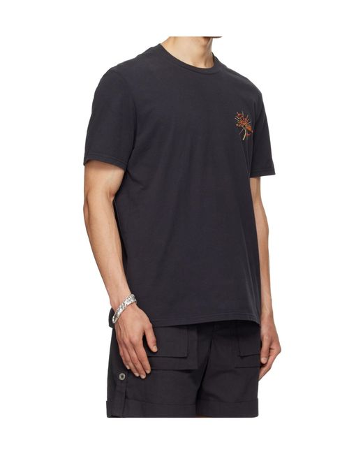 Isabel Marant Blue Short-Sleeved T-Shirt for men