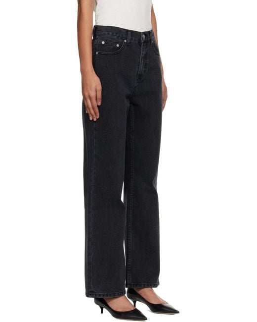 DUNST Black Belt Loop Jeans