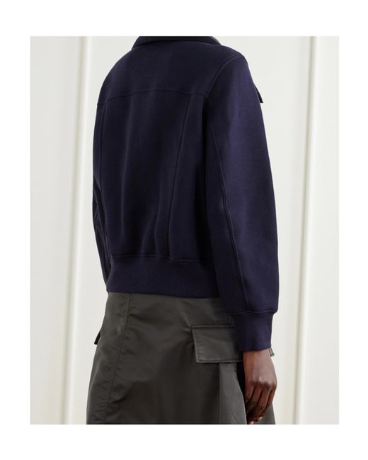Sacai Black Long-Sleeve Casual Jacket