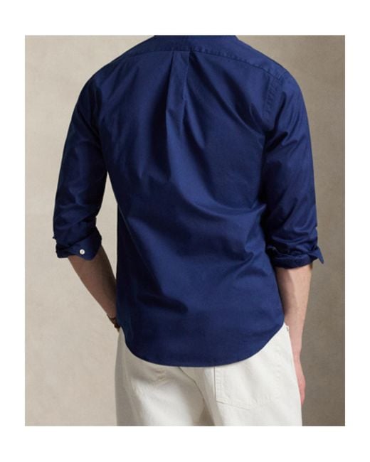 Polo Ralph Lauren Blue Button-Down Sport Shirt for men