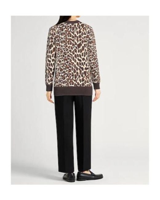 Tory Burch Black Printed Sweater