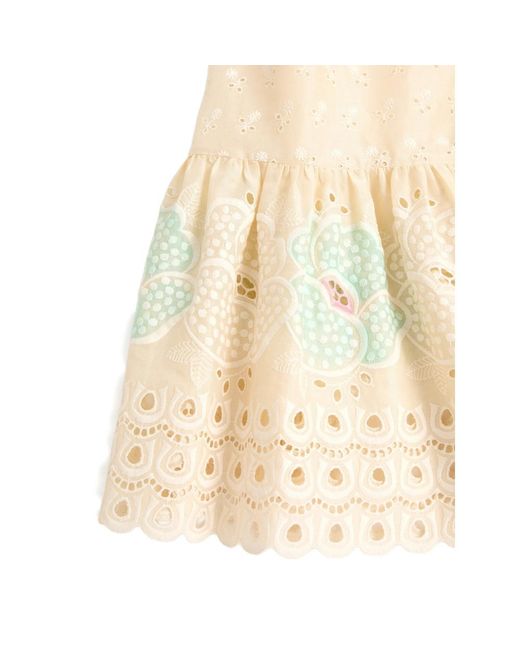 Valentino White Sangallo Midi Dress