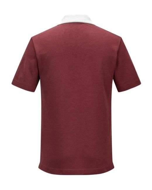 Casablanca Logo Embroidered Polo Shirt for men