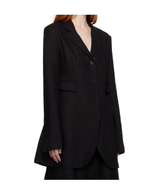 Niccolò Pasqualetti Black Vuoto Blazer