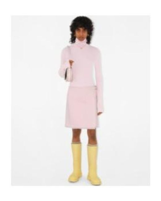 Burberry Pink Turtleneck Knitted Jumper