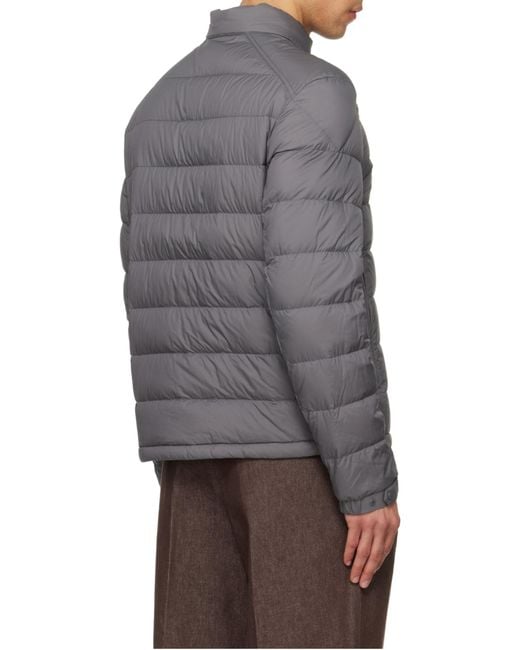 Moncler Gray Selves Short Padded Jacket for men