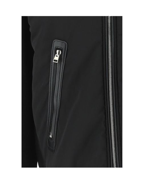 Tom Ford Black High Neck Zipped Jacket for men