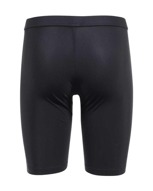 DSquared² Blue Contrast-Logo Print Shorts