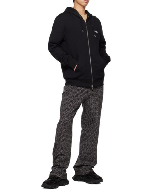 Balmain Black B East Sneakers for men