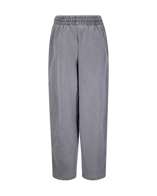 Samsøe & Samsøe Gray Drawstring Casual Pants