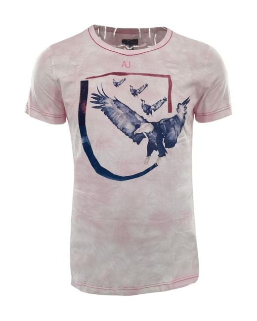 Armani Jeans Gray Item O-Neck Short-Sleeved T-Shirt for men