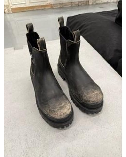 Balenciaga Black Strike Chels for men