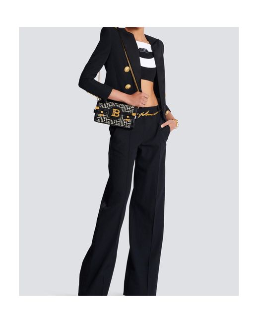 Balmain Black B-Buzz Pouch 23