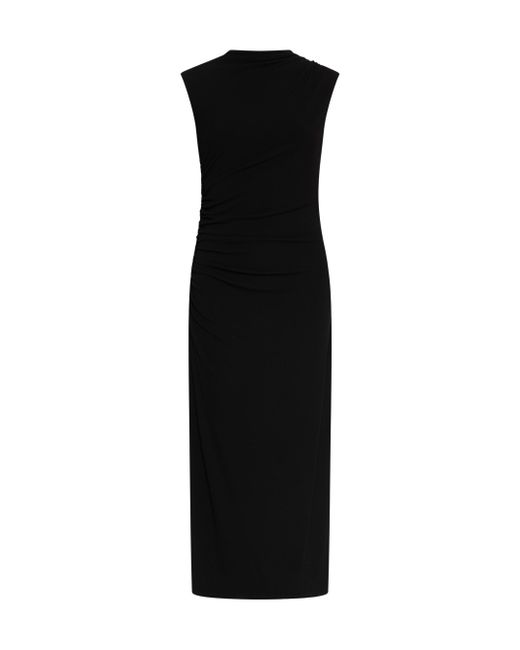 Marella Black Sleeveless Jersey Dress