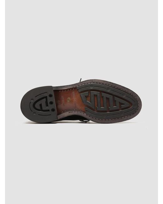 Officine Creative Black Round Toe Chelsea Boots for men
