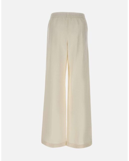 Eleventy Natural Palazzo Pants
