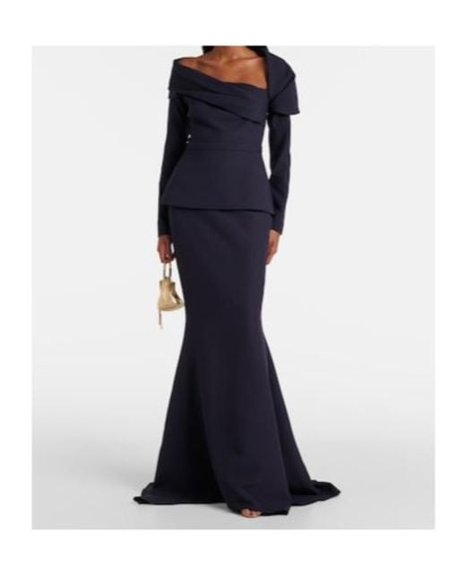 Safiyaa Blue Andra Gown