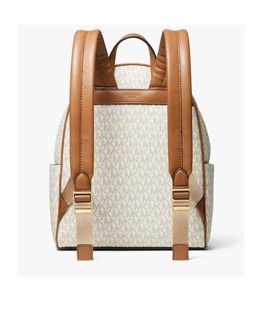 MICHAEL Michael Kors Natural Medium Jacquard Backpack
