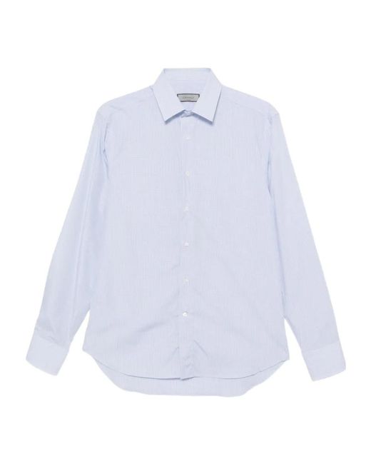 Canali White Long Sleeve Shirt for men