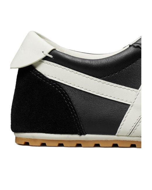 Tory Burch Black Hank Field Low-Top Sneakers