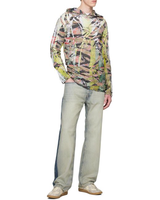 DIESEL White T-Gillis Hoodie for men