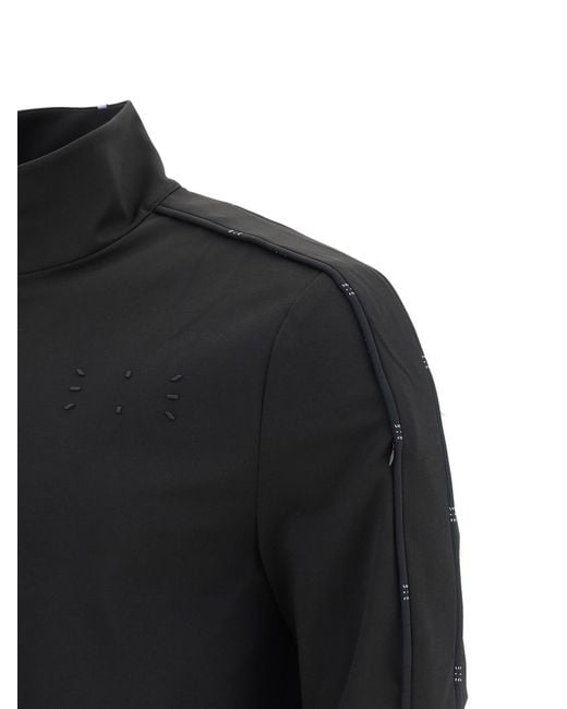 McQ Alexander McQueen Black Contrast-Trim Lightweight Jacket for men