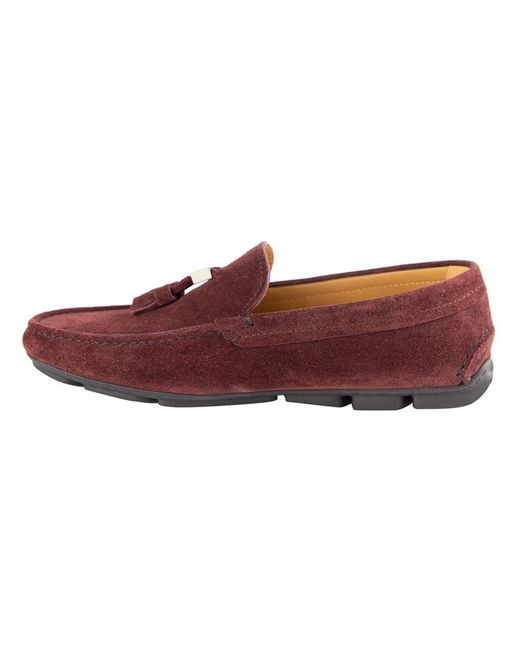 Giorgio Armani Red Tassel Business Casual Shoes for men