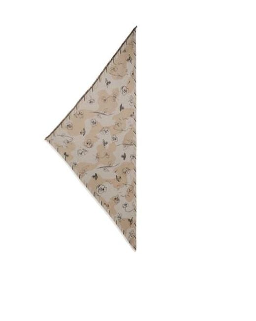 Vivienne Westwood White Triangle Scarf