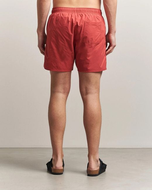Boss Red Drawstring Swim Trunks for men