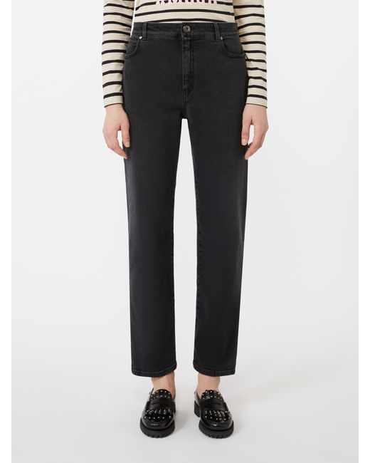 Weekend by Maxmara Black Cinese Straight Leg Jeans