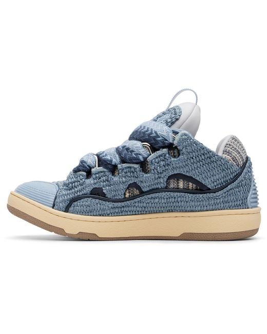 Lanvin Blue Curb Sneakers for men